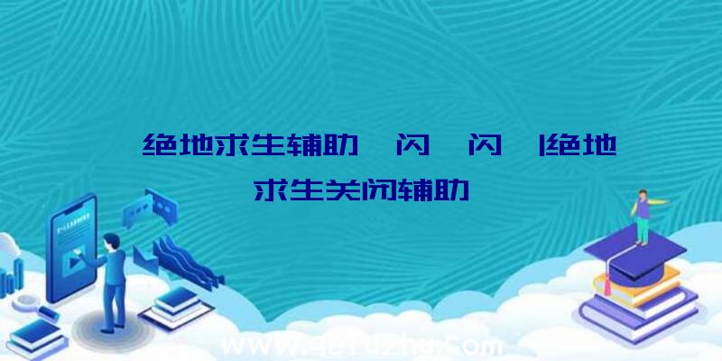 「绝地求生辅助一闪一闪」|绝地求生关闭辅助